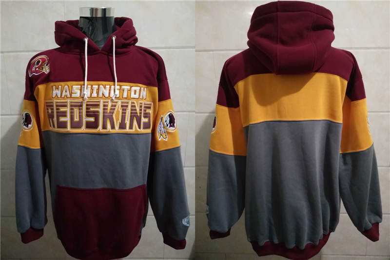 Washington Redskins Gray & Gold All Stitched Hooded Sweatshirt,We sell and wholesale Washington Redskins Gray & Gold All Stitched Hooded Sweatshirt on line form chian!